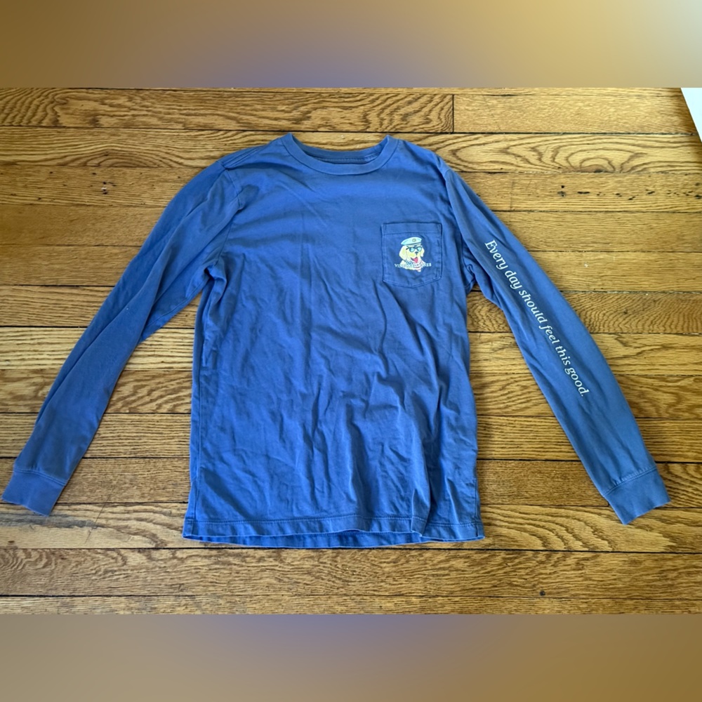 Vineyard Vines “Party Animal” Long Sleeve Tee - Size Medium (12-14)